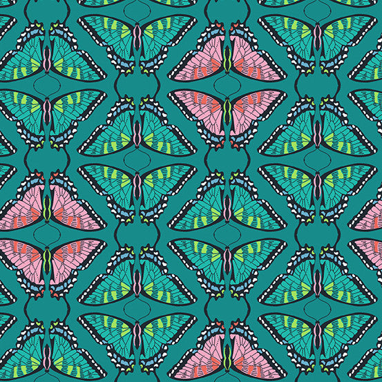 Flora and Fauna by Patty Sloniger Swallowtail Teal