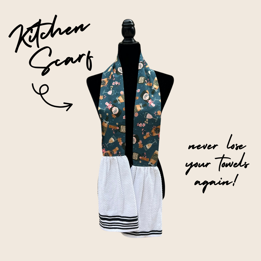 Champagne Kitchen Scarf