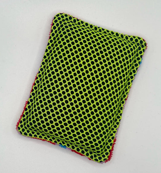 Bees on Pink Washable Sponge | Sustainable Dish Sponge