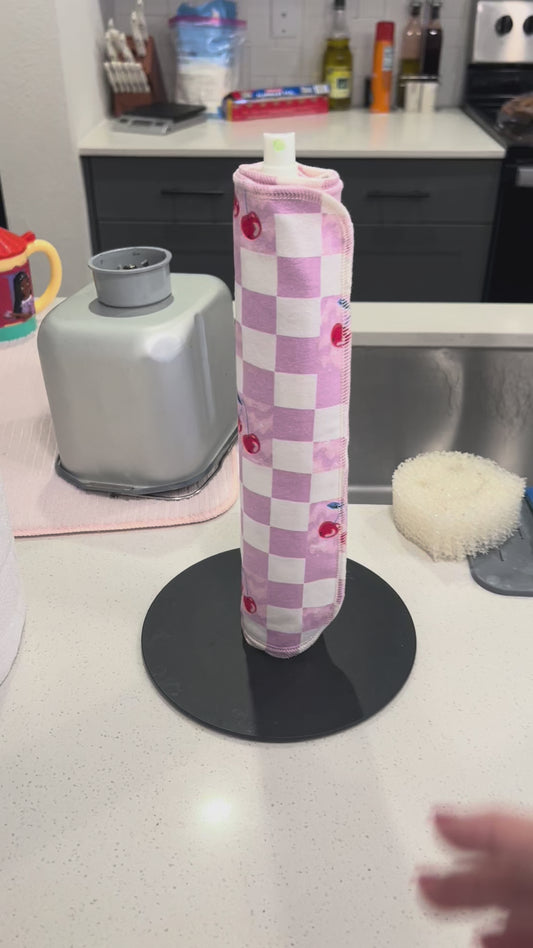 Reusable Paper Towels - Strawberries